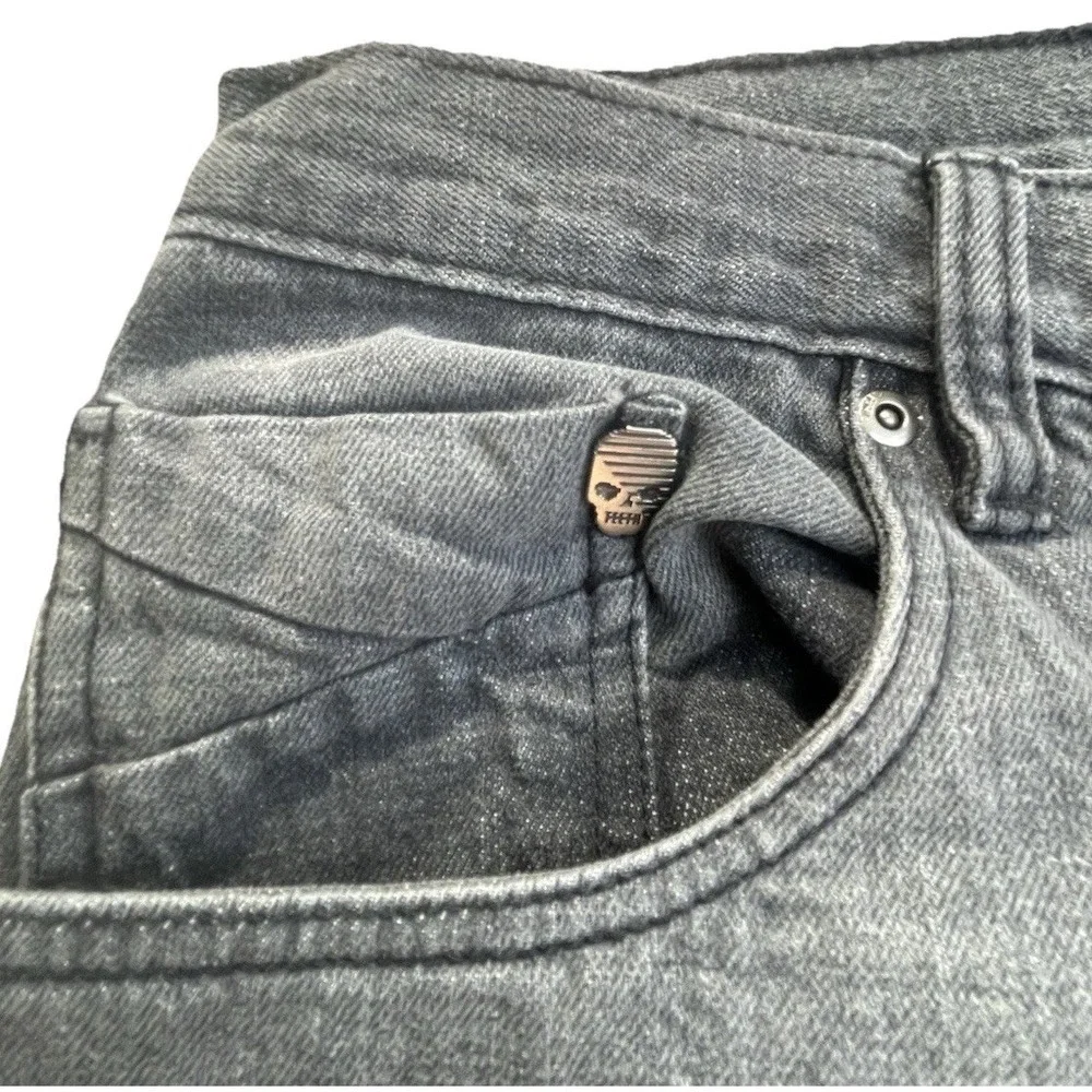 Tony Hawk Gray Distressed Faded Jeans Men's‎ 34X32 Vintage Y2K Skater Grunge
